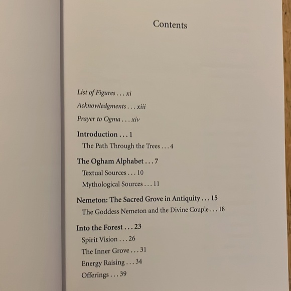 Celtic Tree Magic Ogham Lore and Druid mysteries by Danu Forest - Picture 3 of 8